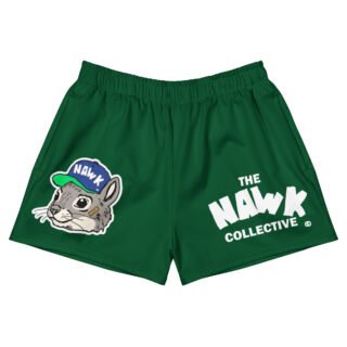The Nawk Collective Park Green Unisex Athletic Shorts