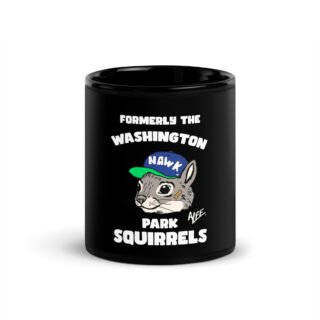 FTWP Squirrels Black Glossy Mug