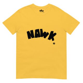 NAWK Basic Black Font Unisex T-Shirt