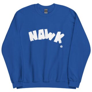 NAWK Basic White Font Unisex Sweatshirt