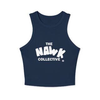 The NAWK Collective Women's Micro Rib Racer Tank Top